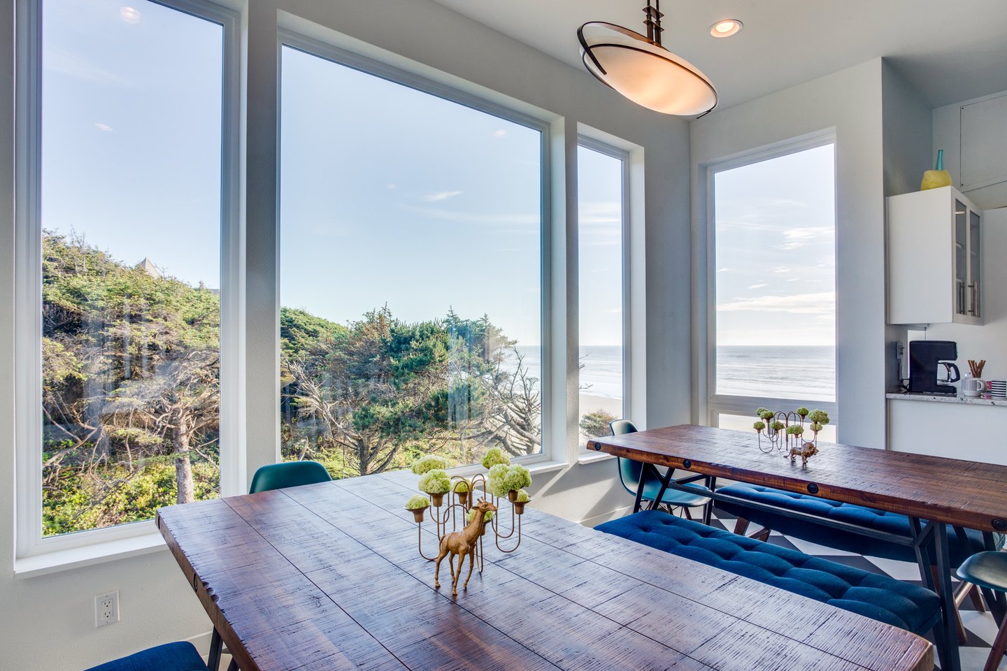 Views are from the dining area, too!