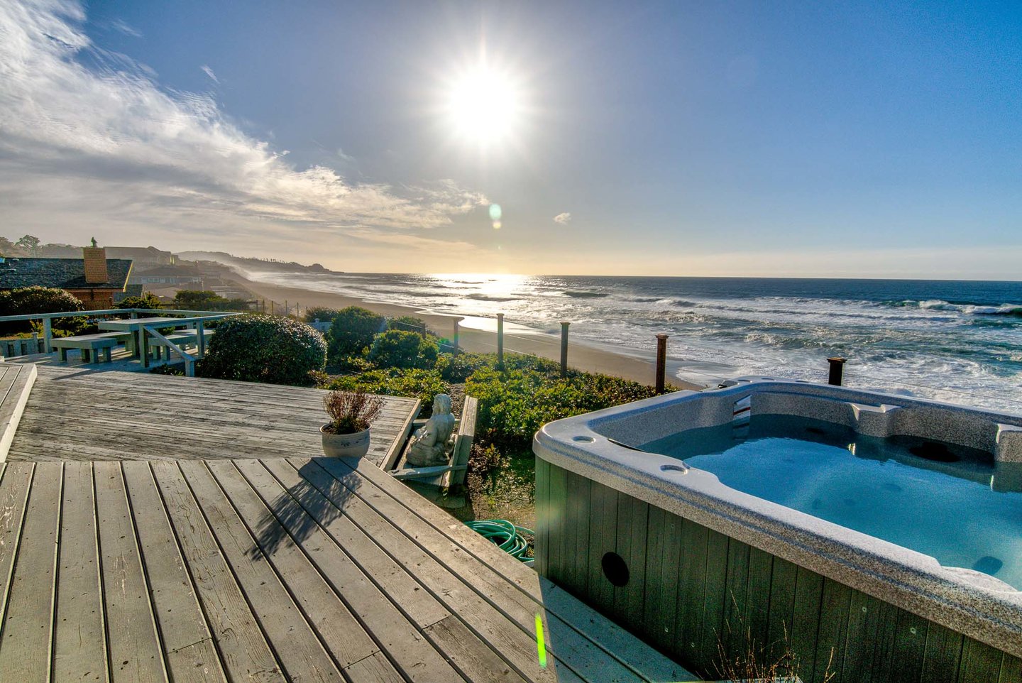 South hot tub views.