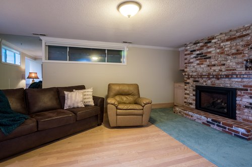 Downstairs den.