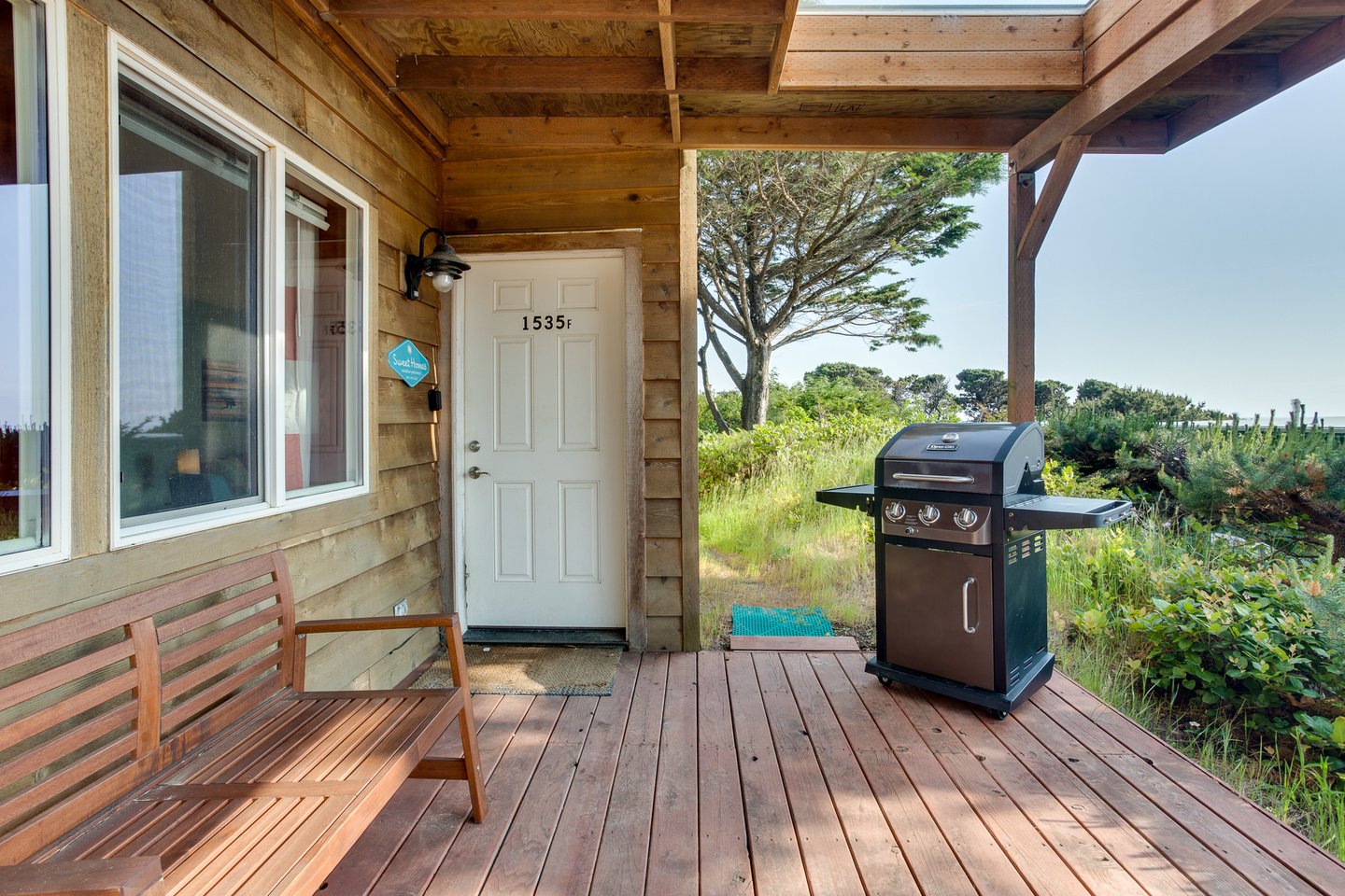Sit on the front porch and watch the ocean.