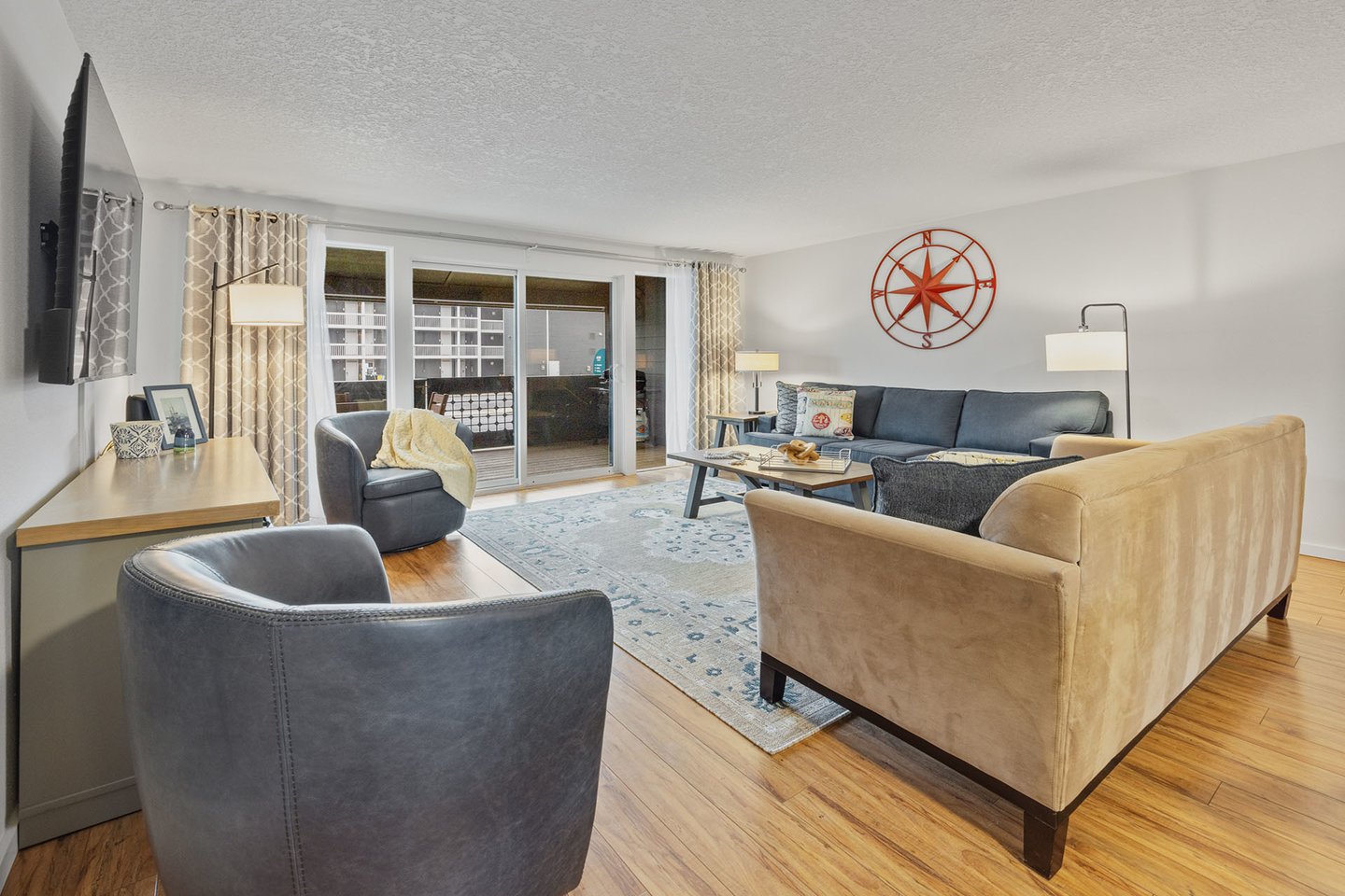 This comfortable living room is perfect for relaxing!