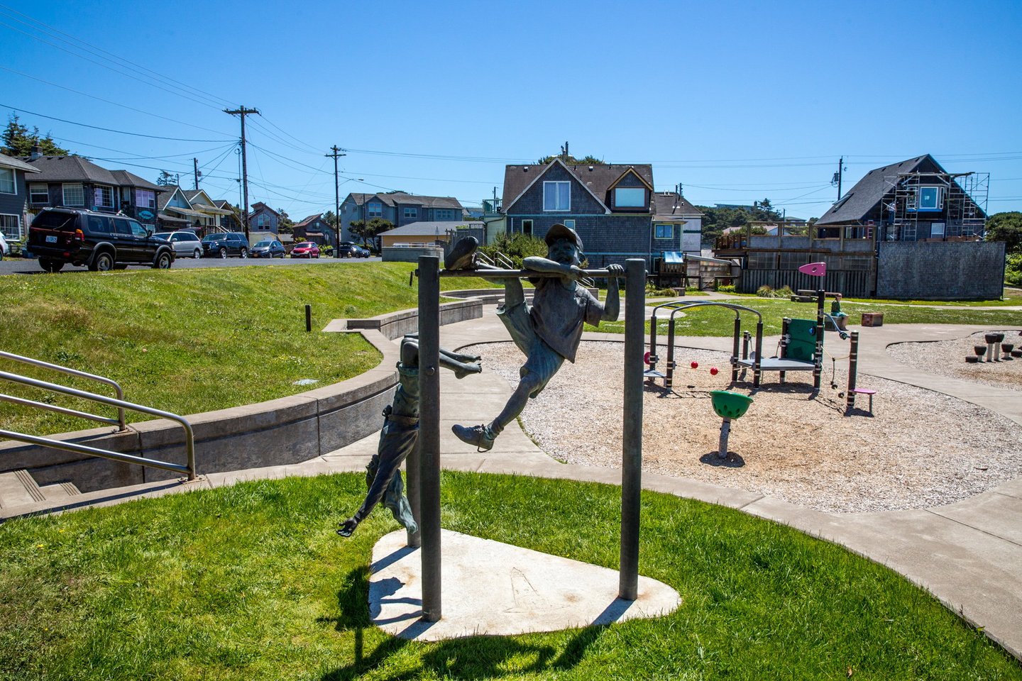 Kids can play to their hearts content at the park.