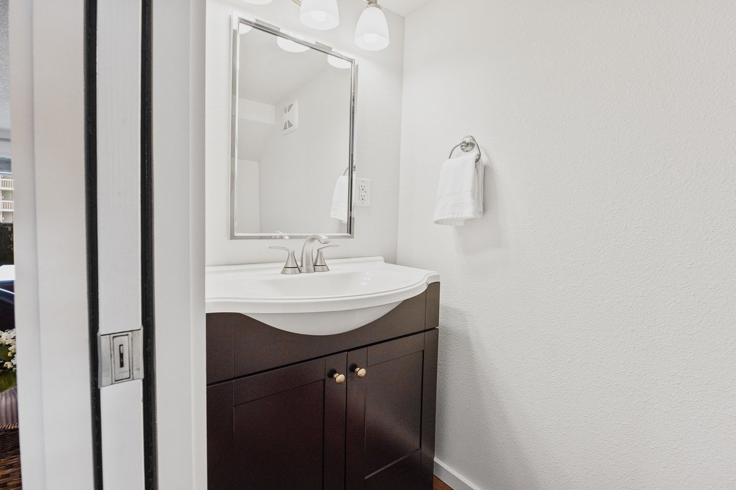 Half bath on the main floor.