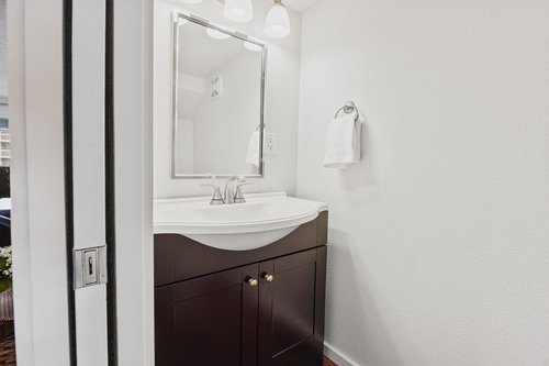 Half bath on the main floor.