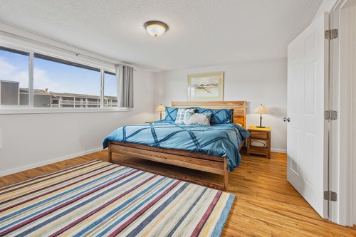Spacious second bedroom with king bed.