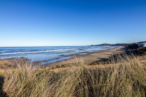 Miles of sandy beaches to look for agates and sea shells.
