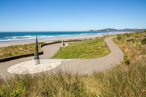Easy beach access just across the street at Don Davis Park.