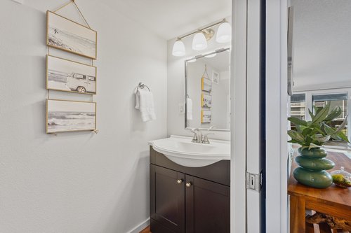 Half bath on the main floor.