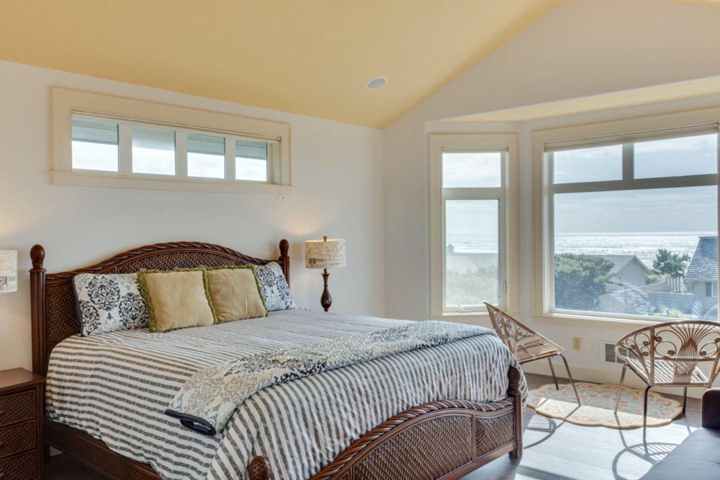 Sit and enjoy the ocean views from this king ensuite.