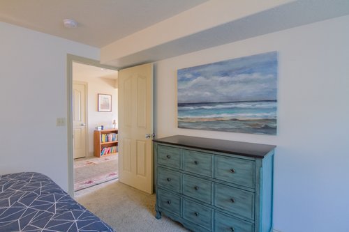 Make yourself at home in the first downstairs bedroom!