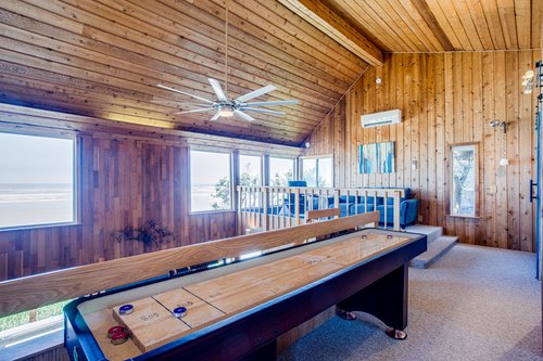 There is even a shuffleboard game to play!