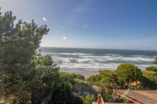 The views from the primary bedroom can't be beat!