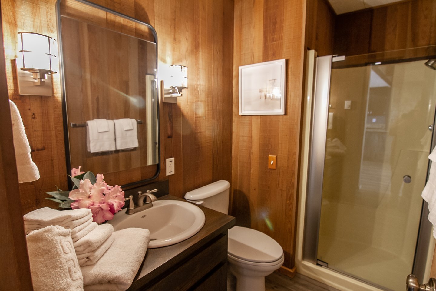 Refresh in the main floor bathroom.