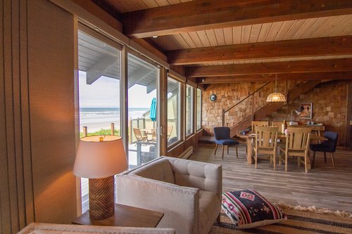 The open floor plan is great for gathering.