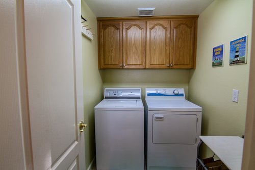 Wash and dryer are in house for your convenience.