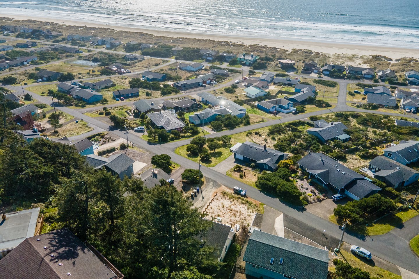 Take a family walk down to the beach access.