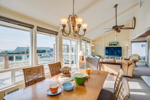 The open concept is great for family and friends.