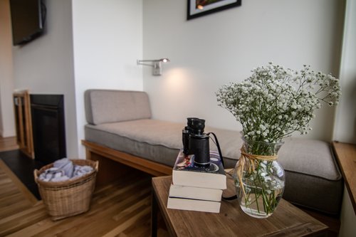 Grab a blanket and a book and curl up in this reading nook.