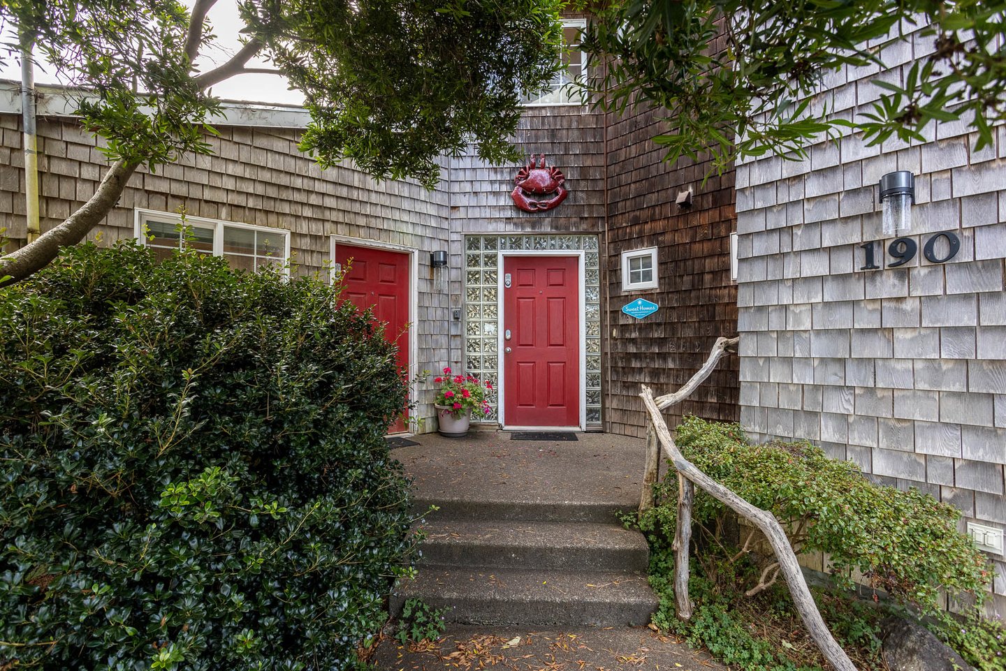 Can you see why we call it The Red Door House?
