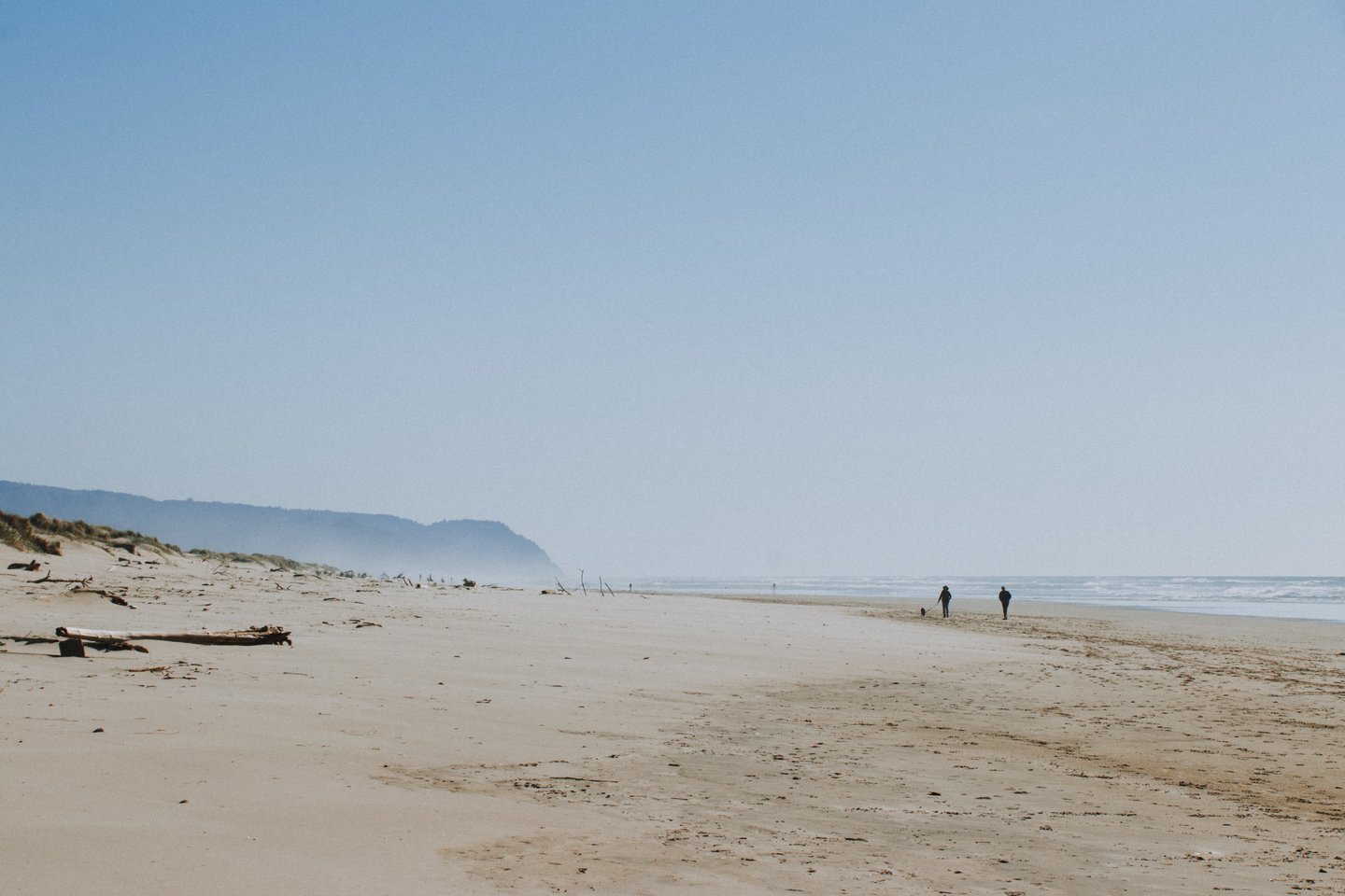 Walk for miles along the coast!
