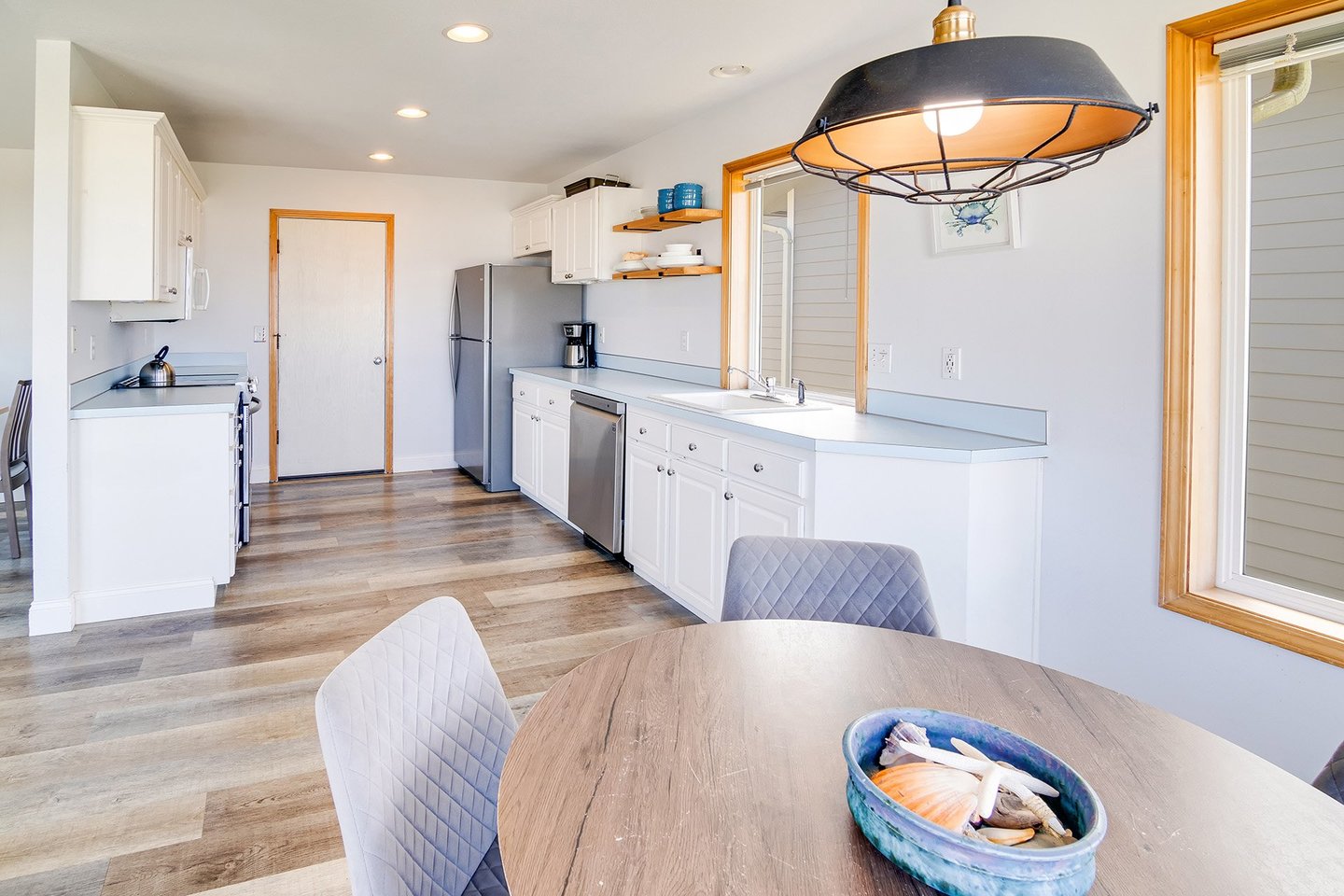 The family chef will love cooking dinner in the well-appointed kitchen.