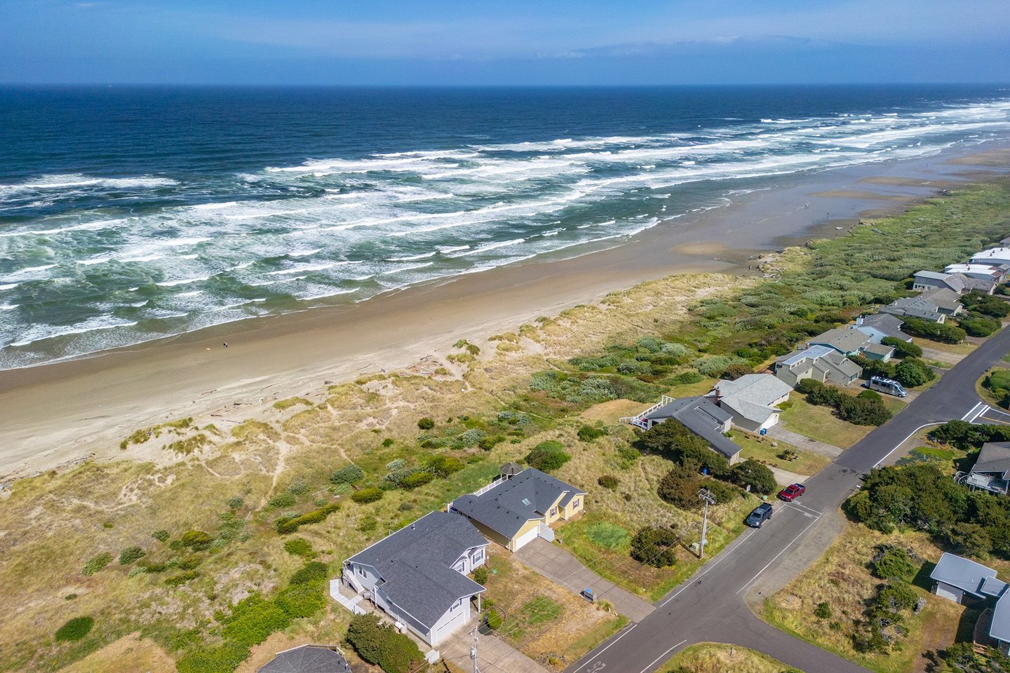 You will have a fun time collecting shells, looking for agates, building sandcastles, flying kites, and walking on the beach.