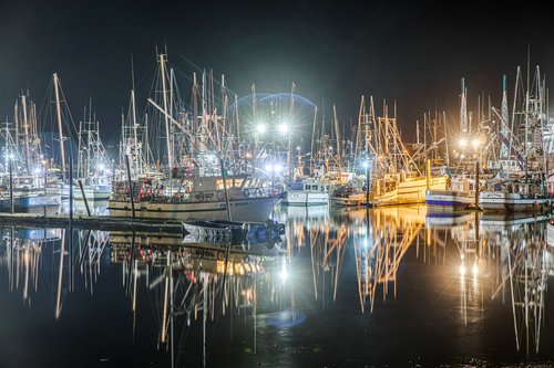 Enjoy an evening walking the bayfront and looking at the boats.