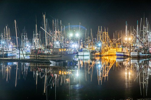 Enjoy an evening walking the bayfront and looking at the boats.