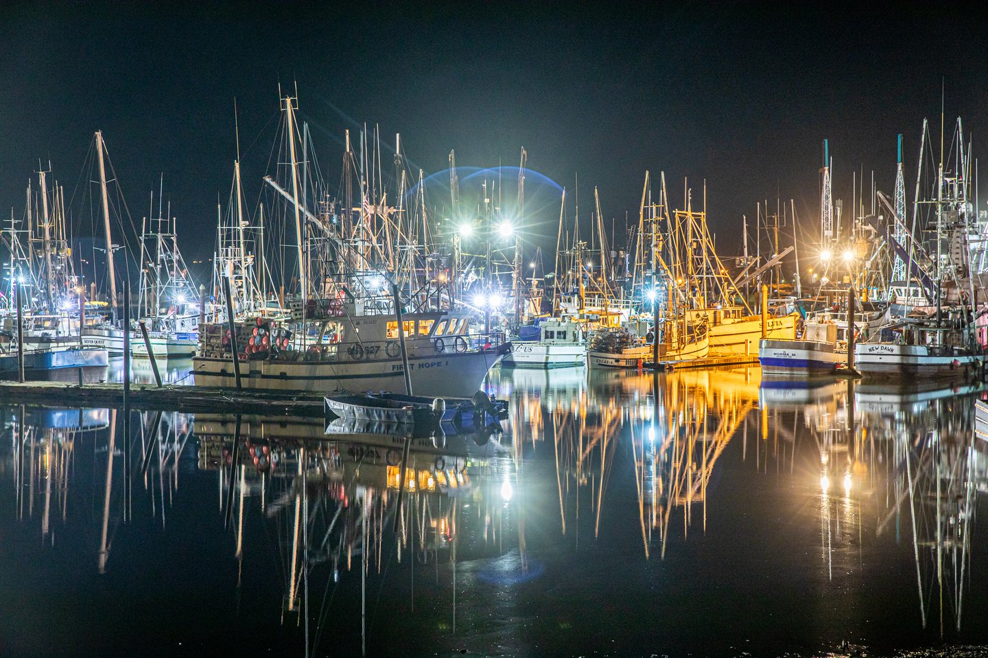 Enjoy an evening walking the bayfront and looking at the boats.