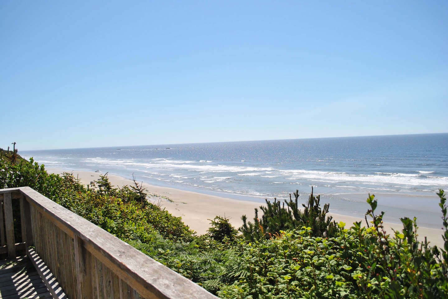 Ocean view to the south from the deck.