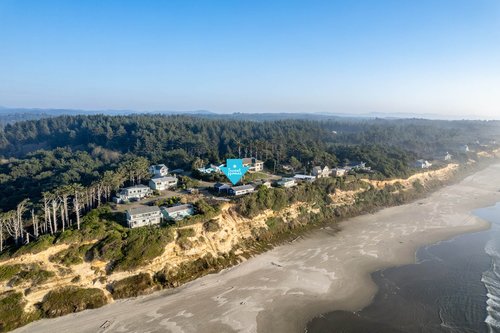 In a quiet community perched on a bluff.