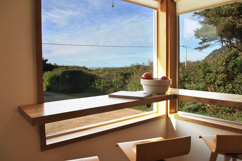 Take in the beauty of the ocean while enjoying this sunny spot.