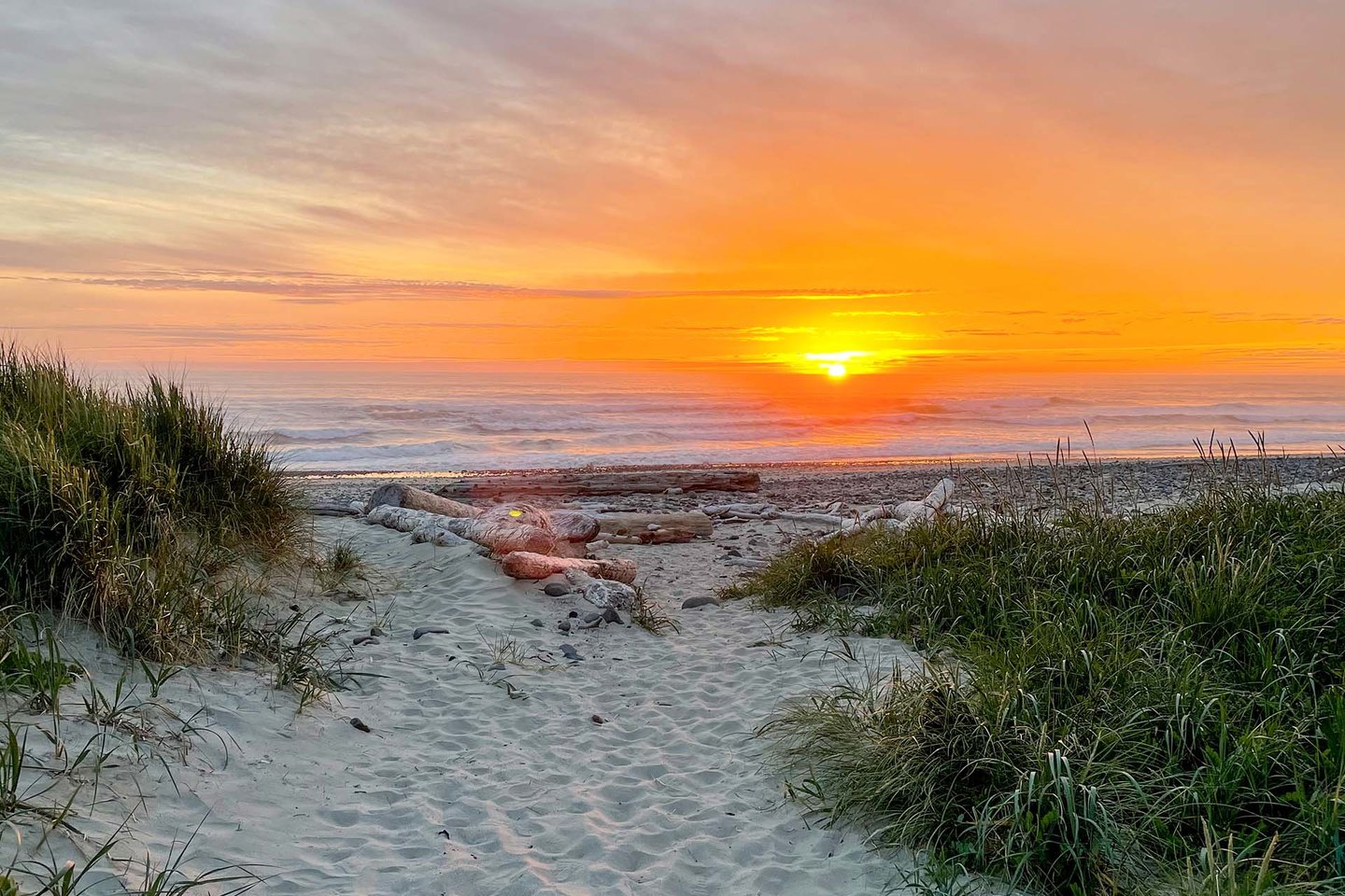 Explore the beach and look for rocks, agates and fossils.