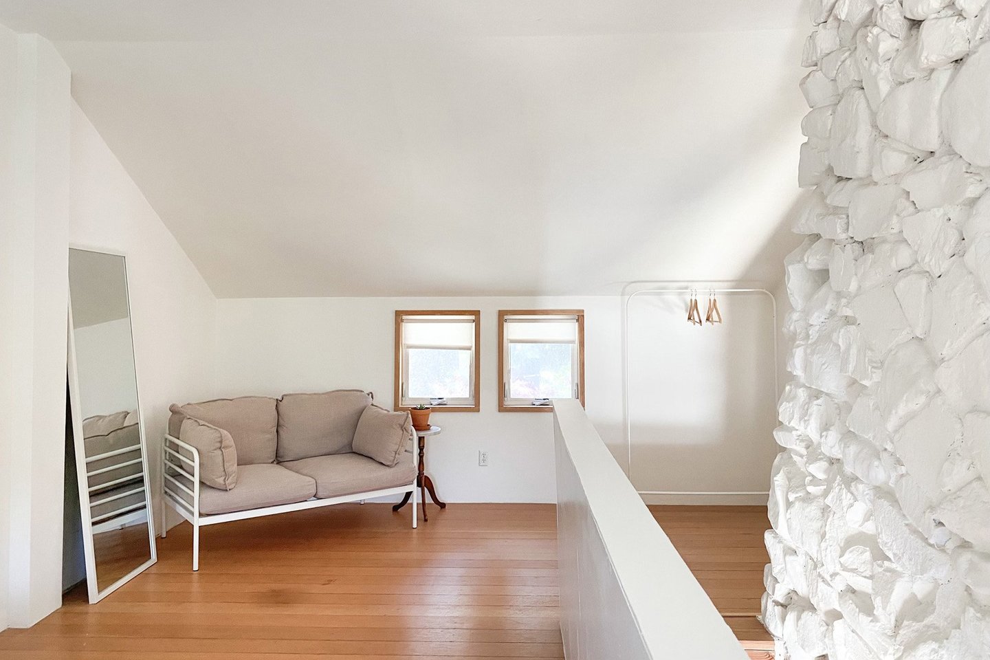 The loft is great for sleep, relax or work!