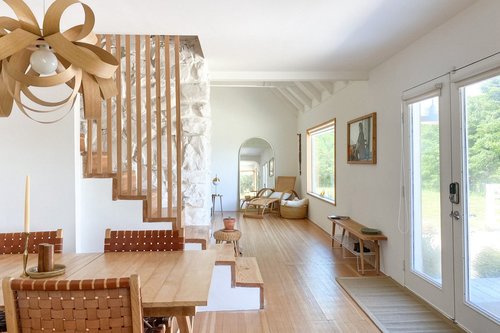Open and airy main floor.