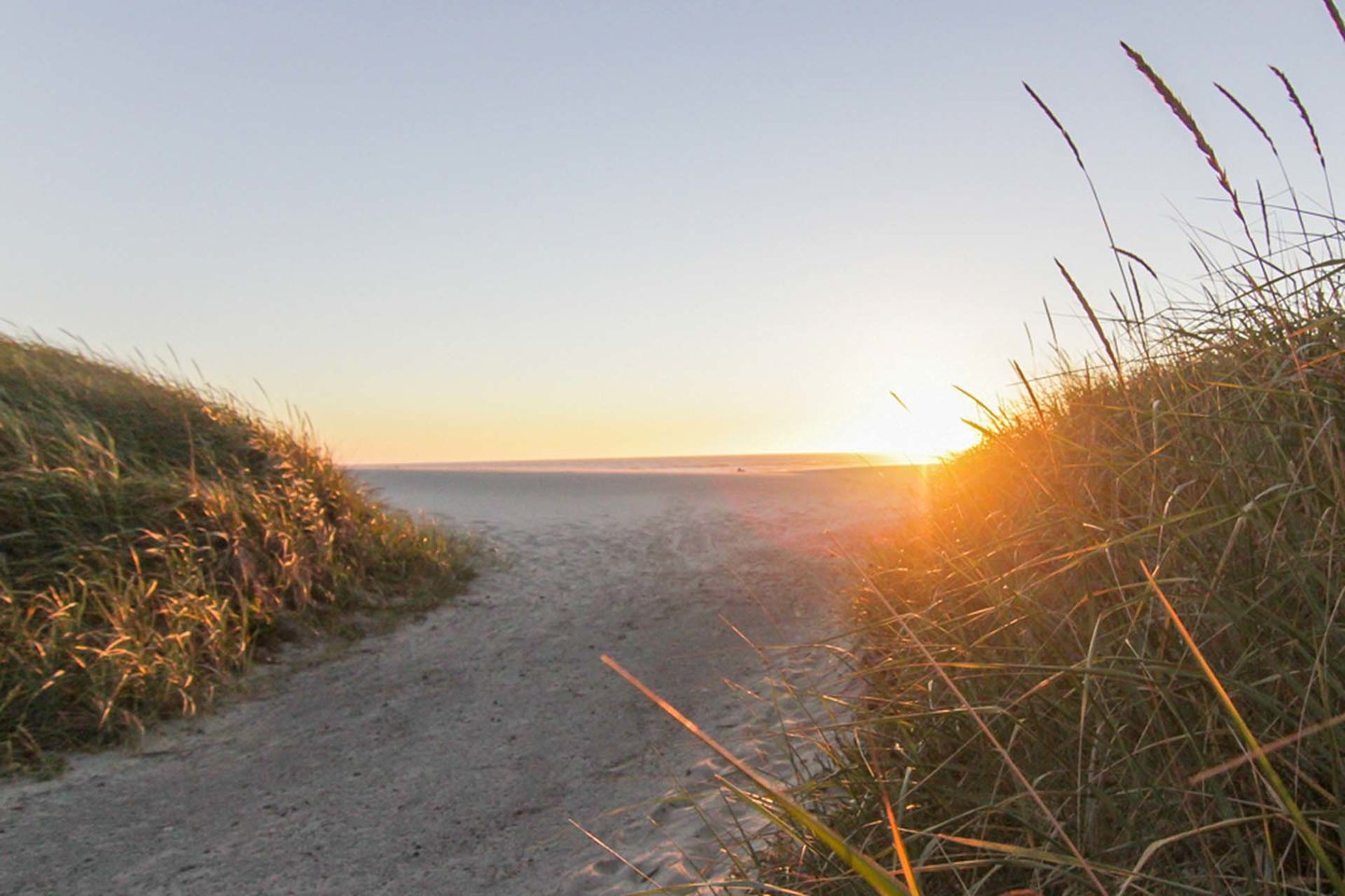 Easy access the beach from the house.