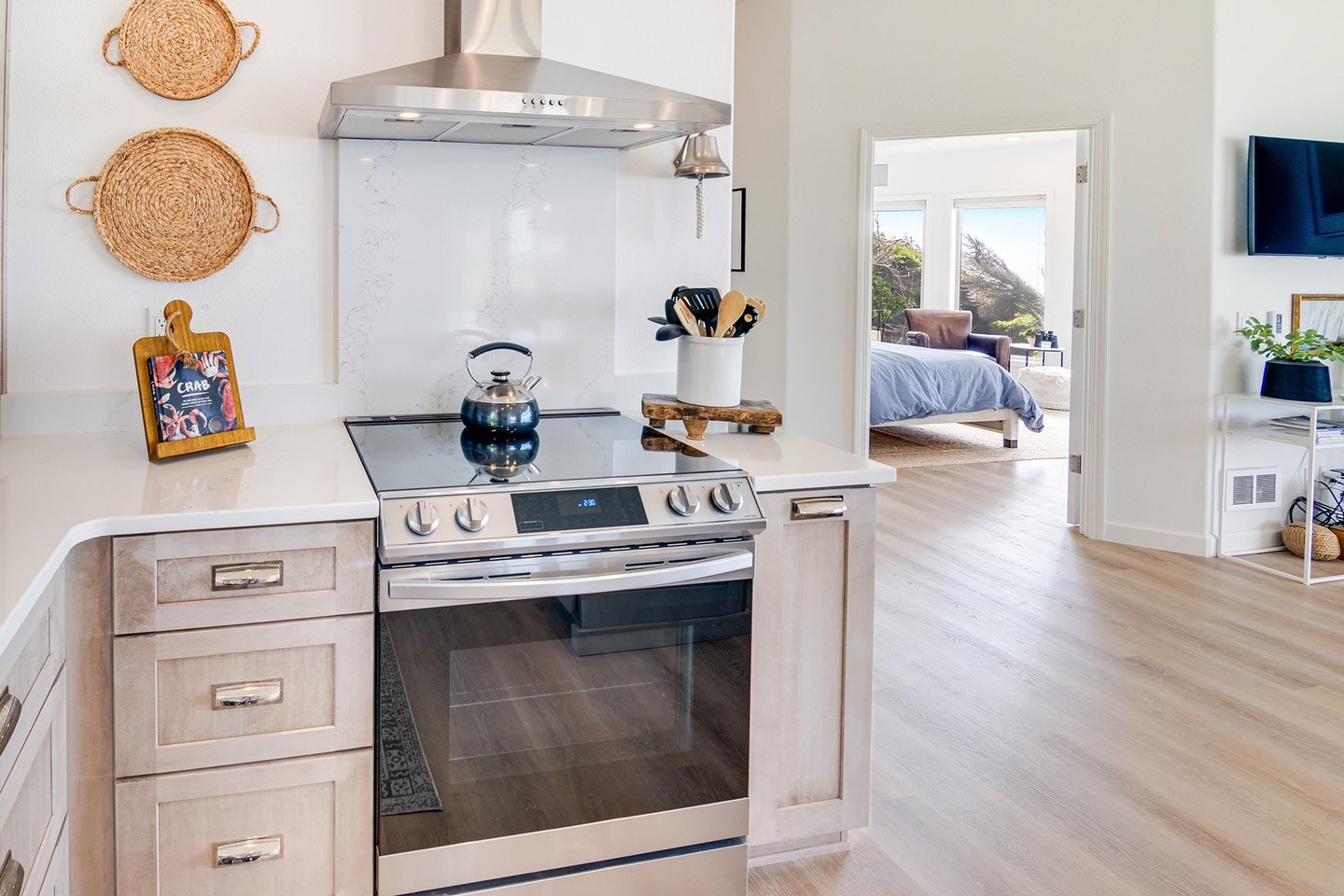 Cook up something great during your relaxing stay.