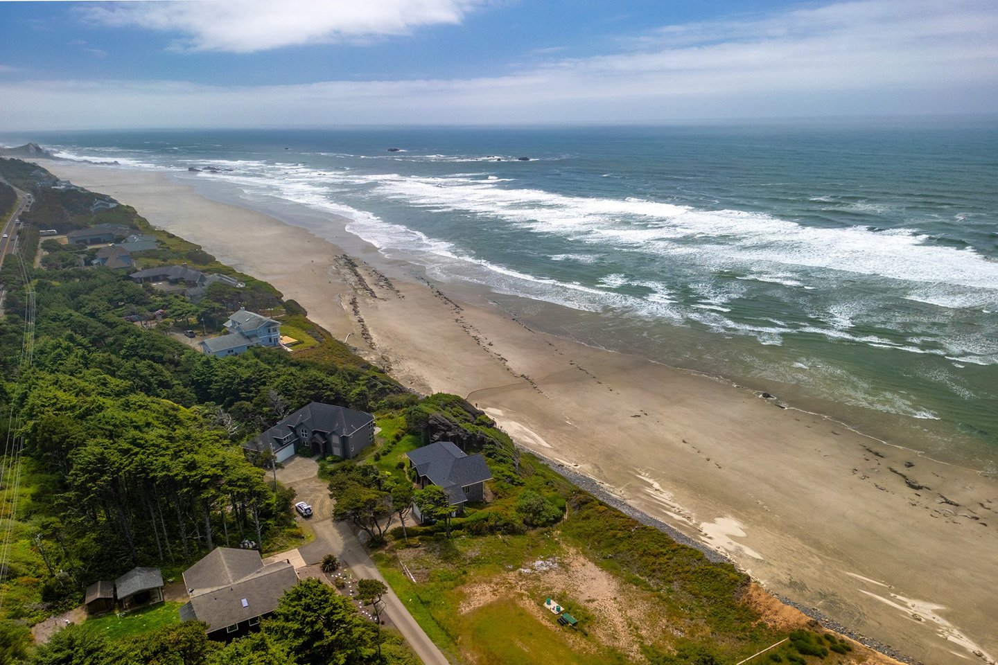 Low tide brings out expansive beaches to explore on.