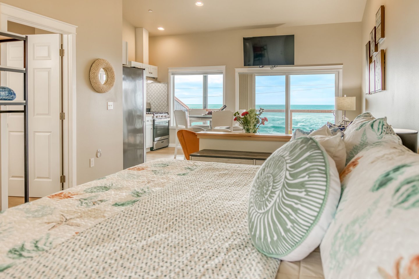 Ocean views from bed!