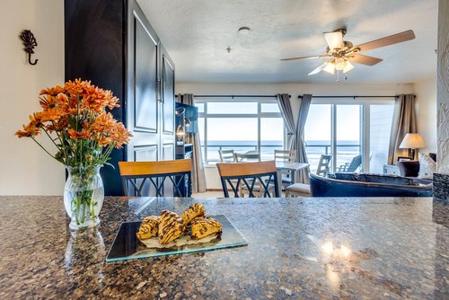 Enjoy the views from the kitchen.