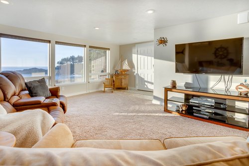 Watch a favorite movie or tv show after exploring all day.