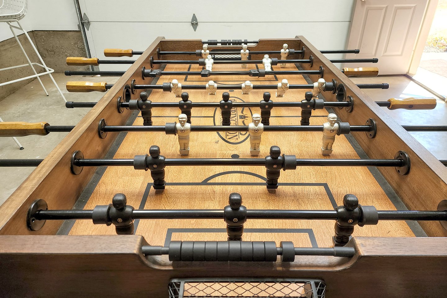 Engage in a rousing game of foosball.