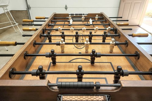 Engage in a rousing game of foosball.