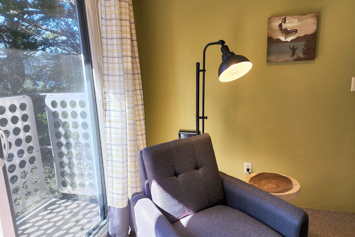 Relax and read in the privacy of your own bedroom.