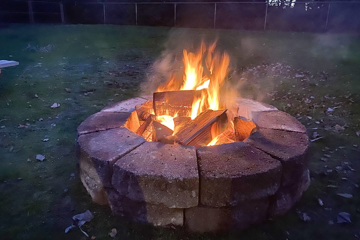 Enjoy the firepit on a cool coastal evening.