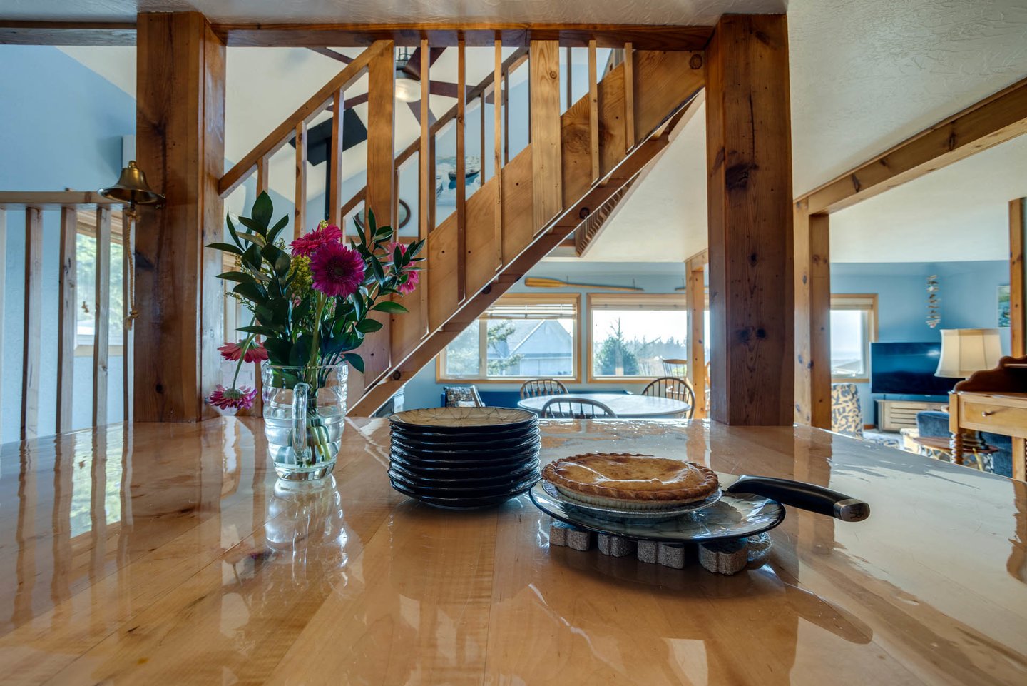 This island is perfect for meal prep.