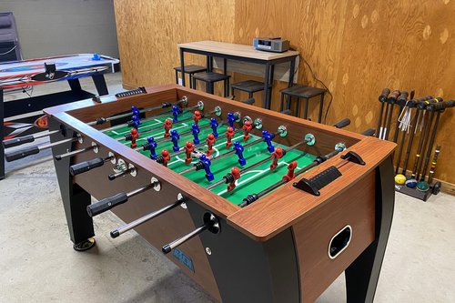 Get competitive with a rousing game of foosball!