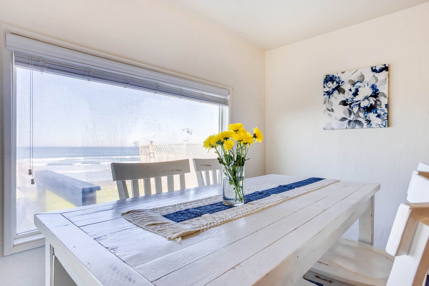 Beautiful views from the dining room table.