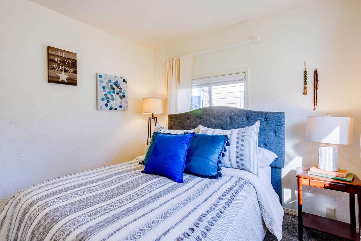 One of the two bedrooms.