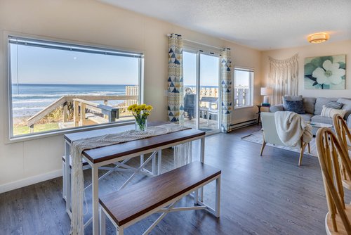 Living/Dining space is perfect for four!